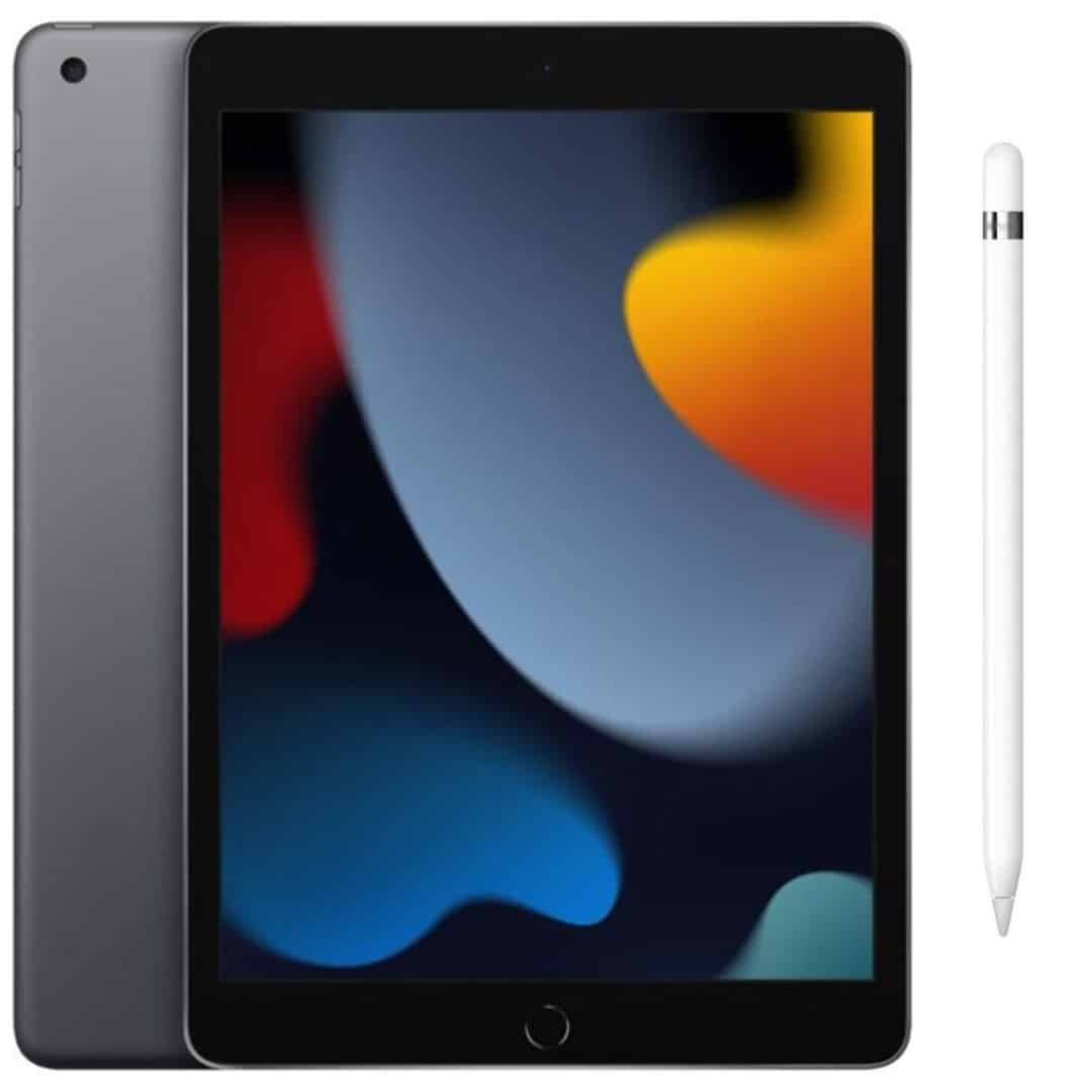 iPad 10.2” 64GB Wi-Fi+Cellular [9th Gen] & Pencil with Adaptor